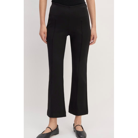 NWT Everlane The Dream Kick Flare Pant in Black - Picture 1 of 14